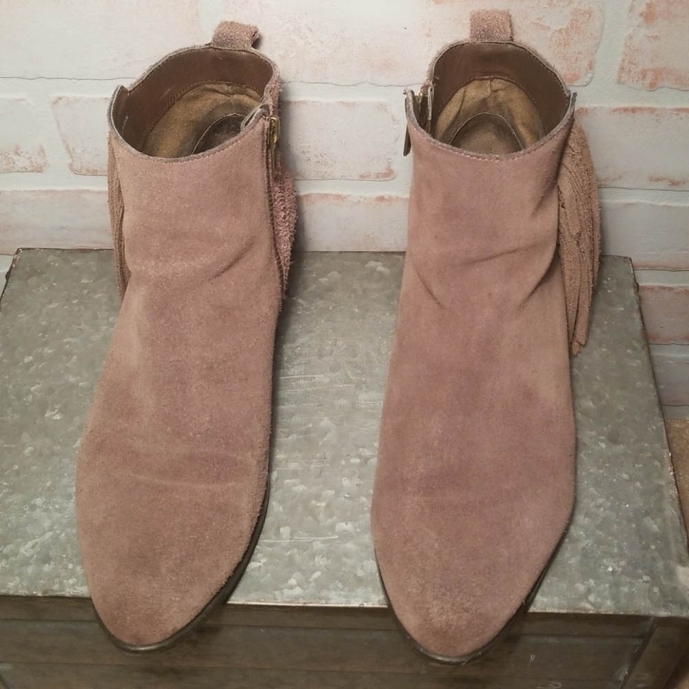 Steve Madden 8.5 Fringe Booties - Picture 3 of 8